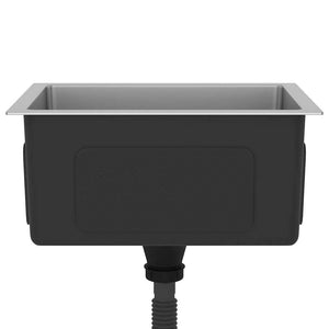 Lavello da Cucina Lavorato a Mano in Acciaio Inox 51506