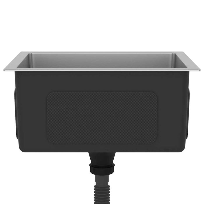 Lavello da Cucina Lavorato a Mano in Acciaio Inox 51506