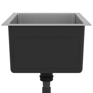 Lavello da Cucina Lavorato a Mano-Lavandino-Lavabo in Acciaio Inox 361029