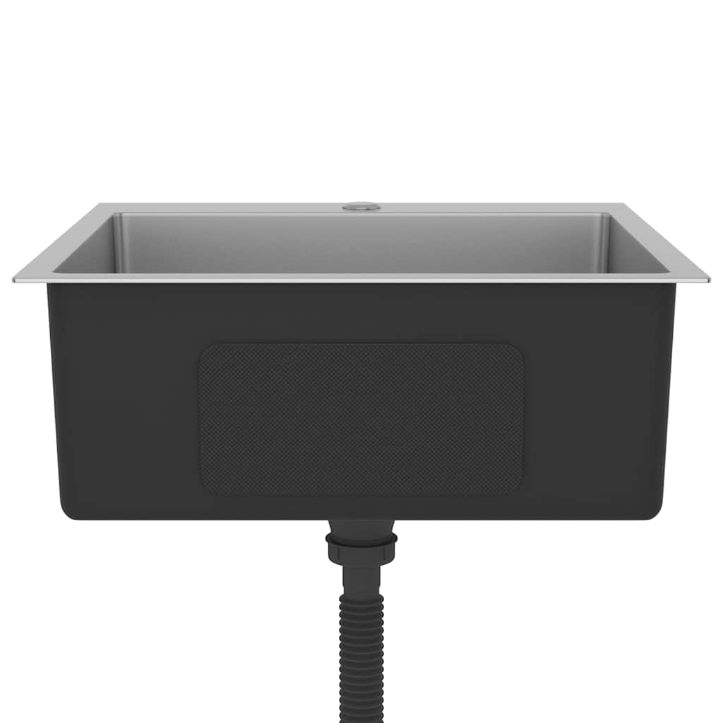 Lavello da Cucina Lavorato a Mano in Acciaio Inox 51508