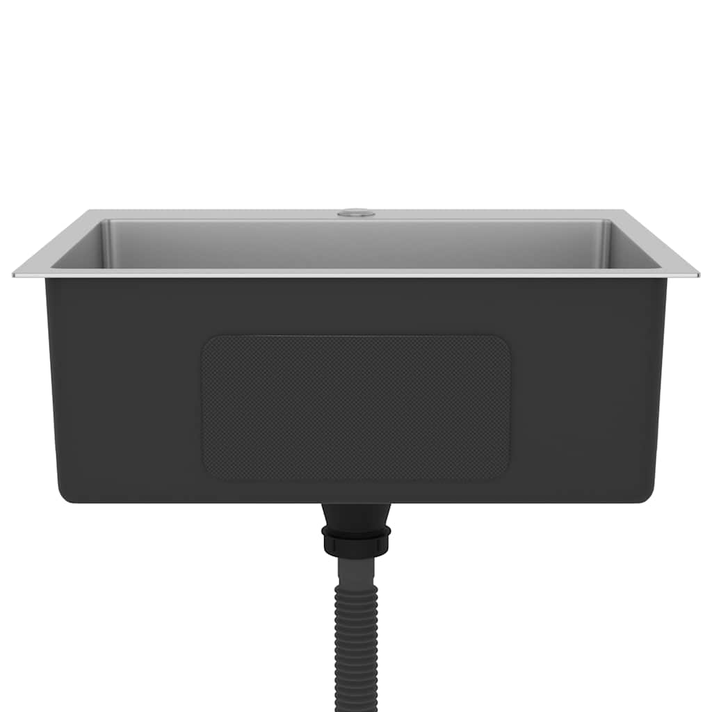 Lavello da Cucina Lavorato a Mano in Acciaio Inox cod mxl 66329