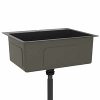 Lavello da Cucina Lavorato a Mano Nero Acciaio Inox cod mxl 52583