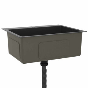 Lavello da Cucina Lavorato a Mano Nero Acciaio Inox cod mxl 52583