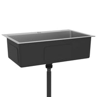 Lavello da Cucina Lavorato a Mano in Acciaio Inox cod mxl 53891