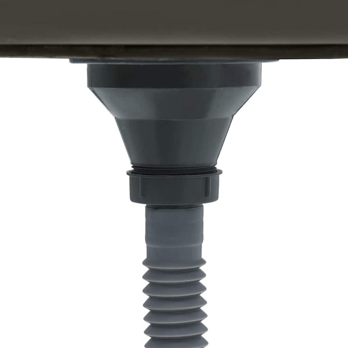 Lavello da Cucina Lavorato a Mano Nero Acciaio Inox cod mxl 50635