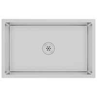 Lavello da Cucina Lavorato a Mano in Acciaio Inox 51516