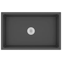 Lavello da cucina fatto a mano lavabo per bagno interno casa 70 x 40 cm acciaio inossidabile nero 02_0002468