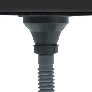 Lavello da cucina fatto a mano lavabo per bagno interno casa 70 x 40 cm acciaio inossidabile nero 02_0002468