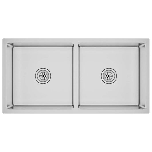 Lavello da Cucina Lavorato a Mano in Acciaio Inox 51522