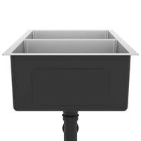 Lavello da Cucina Lavorato a Mano in Acciaio Inox cod mxl 48624