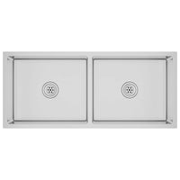 Lavello da Cucina Lavorato a Mano in Acciaio Inox 51524