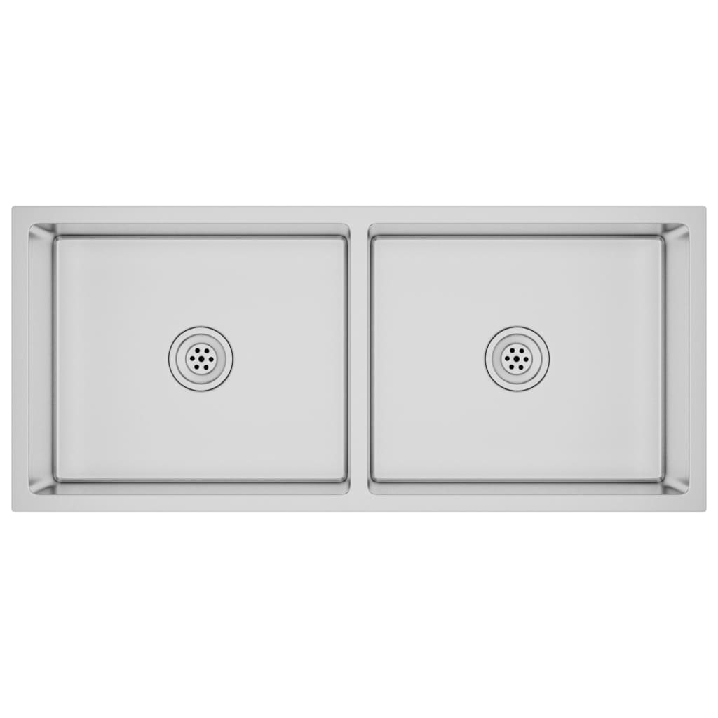 Lavello da cucina fatto a mano in acciaio inox 02_0002473