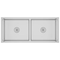 Lavello da cucina fatto a mano in acciaio inox 02_0002473