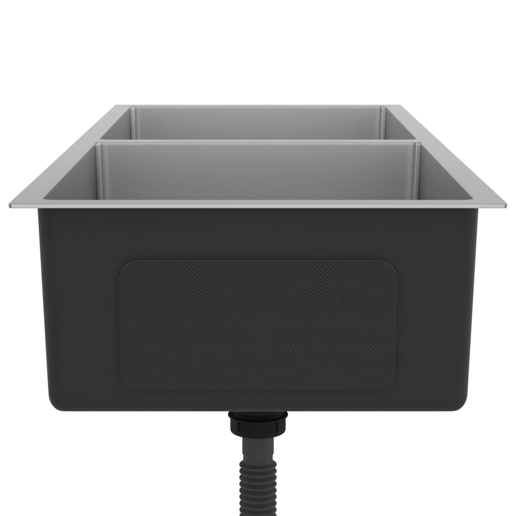 Lavello da cucina fatto a mano in acciaio inox 02_0002473