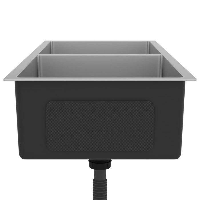 Lavello da cucina fatto a mano in acciaio inox 02_0002473