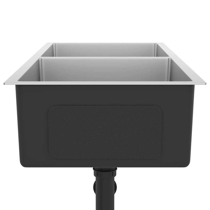 Lavello da Cucina Lavorato a Mano in Acciaio Inox cod mxl 43268