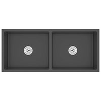 Lavello da Cucina Artigianale Nero in Acciaio Inox cod mxl 51738