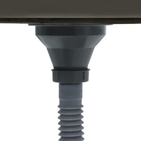 Lavello da Cucina Artigianale Nero in Acciaio Inox 51525