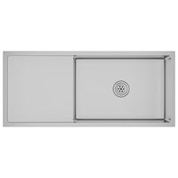 Lavello da Cucina Lavorato a Mano in Acciaio Inox 51526