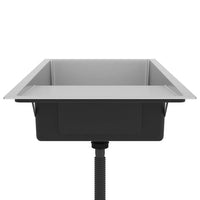 Lavello da Cucina Lavorato a Mano in Acciaio Inox 51526