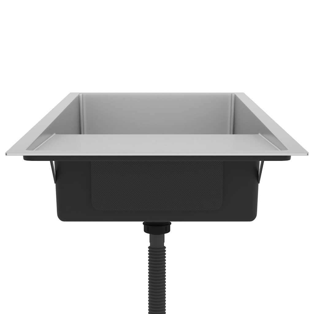 Lavello da Cucina Lavorato a Mano in Acciaio Inox cod mxl 49287