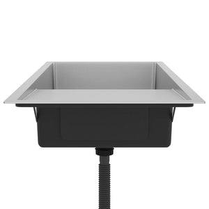 Lavello da Cucina Lavorato a Mano in Acciaio Inox cod mxl 49287