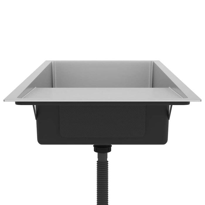 Lavello da Cucina Lavorato a Mano in Acciaio Inox cod mxl 49287