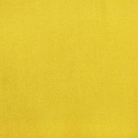 Sedie da Pranzo 4 pz Giallo Senape in Velluto 325664
