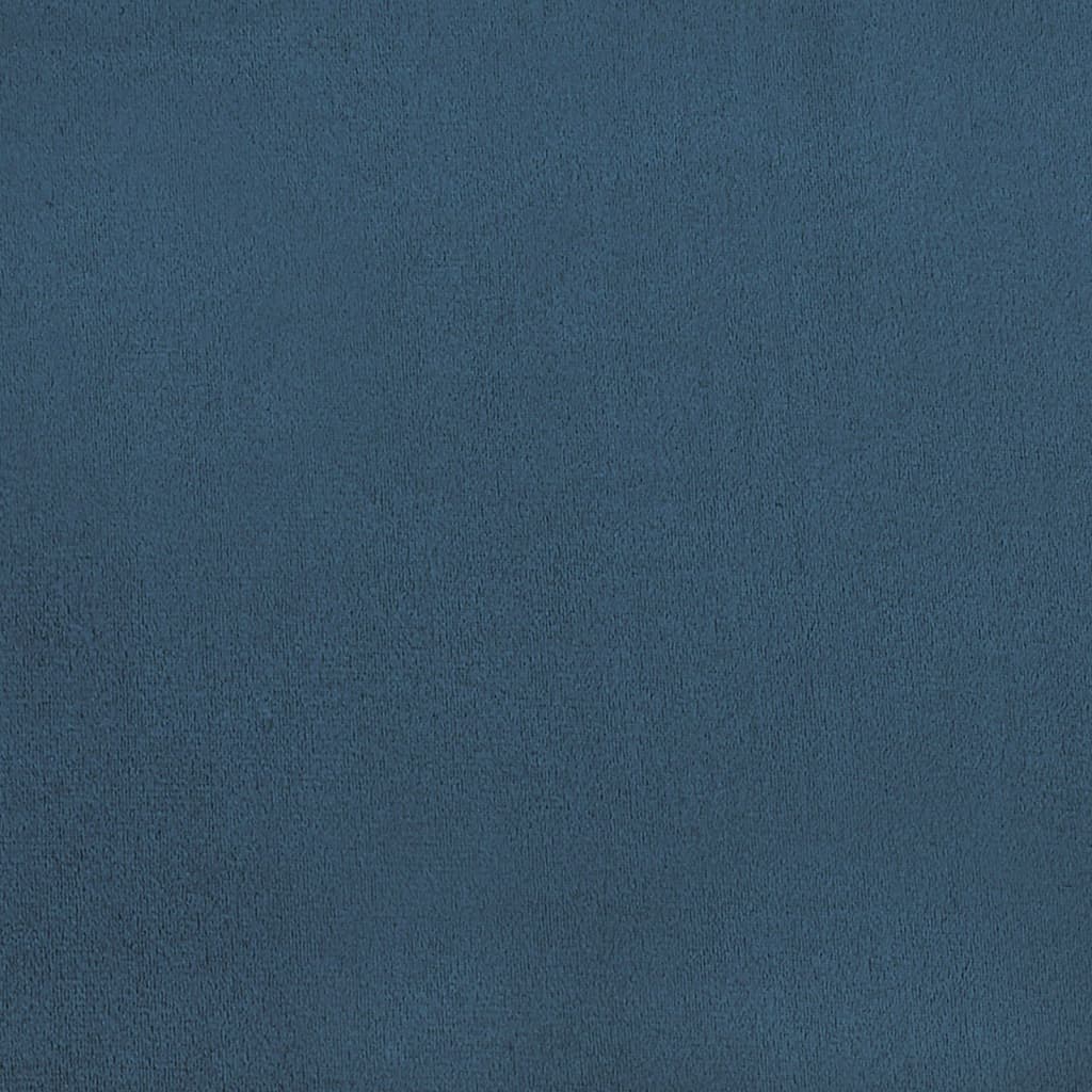 Sedie da Pranzo 2 pz Blu in Velluto