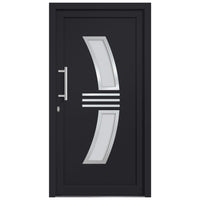 Porta di Ingresso Antracite 108x208 cm cod mxl 69104