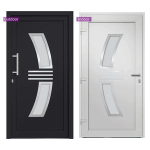 Porta di Ingresso Antracite 108x208 cm cod mxl 69104