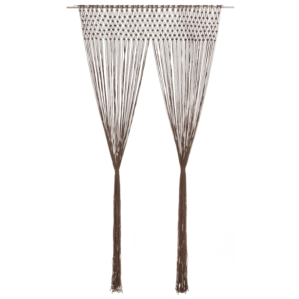 Tenda MacramÃ¨ Grigio Talpa 140x240 cm in Cotone cod mxl 68942