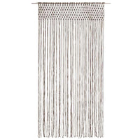 Tenda Macramè Grigio Talpa 140x240 cm in Cotone 323979