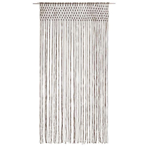 Tenda Macramè Grigio Talpa 140x240 cm in Cotone 323979