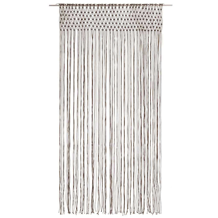 Tenda Macramè Grigio Talpa 140x240 cm in Cotone 323979