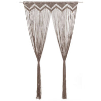 Tenda Macramè Grigio Talpa 140x240 cm in Cotone 323980