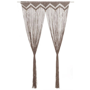 Tenda MacramÃ¨ Grigio Talpa 140x240 cm in Cotone cod mxl 68109
