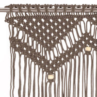 Tenda Macramè Grigio Talpa 140x240 cm in Cotone 323980