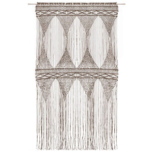 TendaMacramÃ¨ Grigio Talpa 140x240 cm in Cotonecod mxl 71445