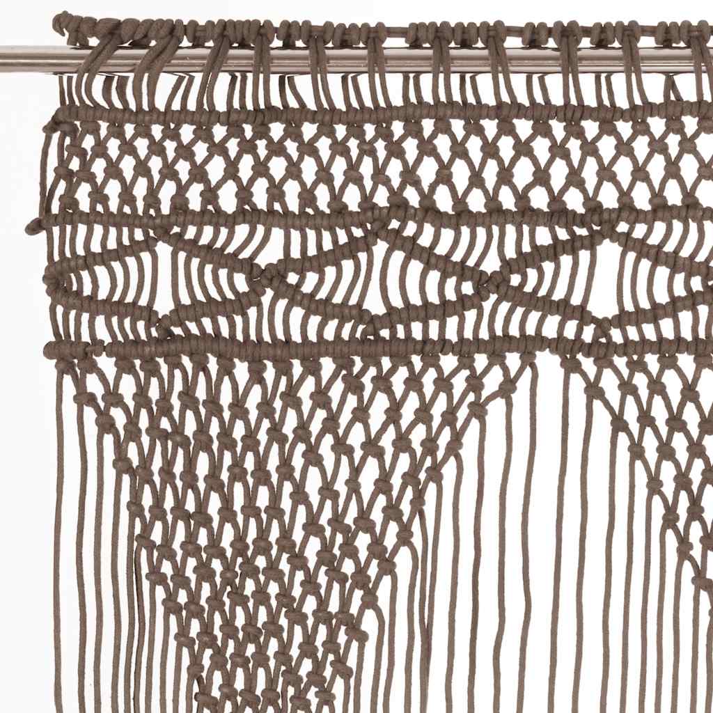 TendaMacramÃ¨ Grigio Talpa 140x240 cm in Cotonecod mxl 71445