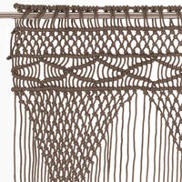 TendaMacramÃ¨ Grigio Talpa 140x240 cm in Cotonecod mxl 71445