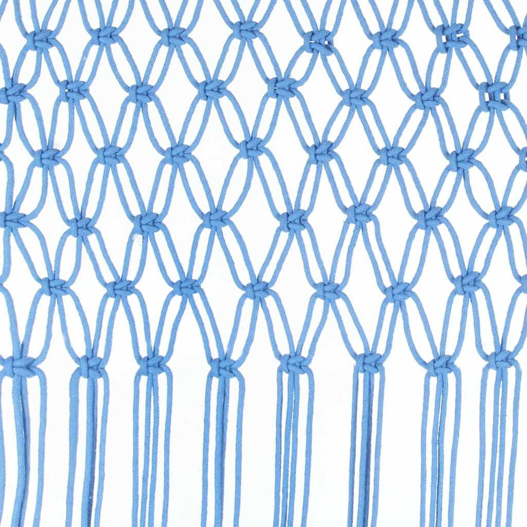 Tenda Macramè Blu 140x240 cm in Cotone 323985