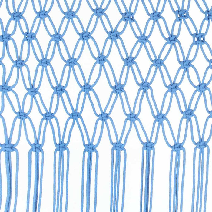 Tenda Macramè Blu 140x240 cm in Cotone 323985
