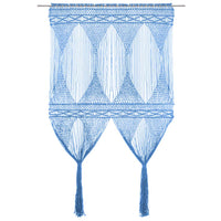 TendaMacramÃ¨ Blu 140x240 cm in Cotonecod mxl 71446