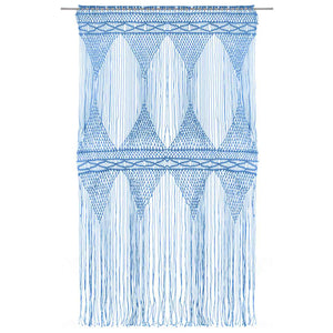 TendaMacramÃ¨ Blu 140x240 cm in Cotonecod mxl 71446
