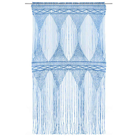 TendaMacramÃ¨ Blu 140x240 cm in Cotonecod mxl 71446