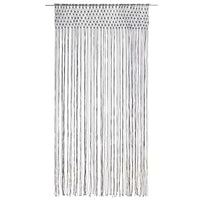 Tenda Macramè Antracite 140x240 cm in Cotone 323991