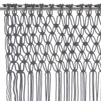 TendaMacramÃ¨ Antracite 140x240 cm in Cotone cod mxl 95492