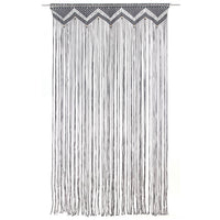 Tenda Macramè Antracite 140x240 cm in Cotone 323992