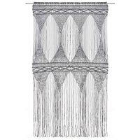 Tenda MacramÃ¨ Antracite 140x240 cm in Cotone  cod mxl 67458